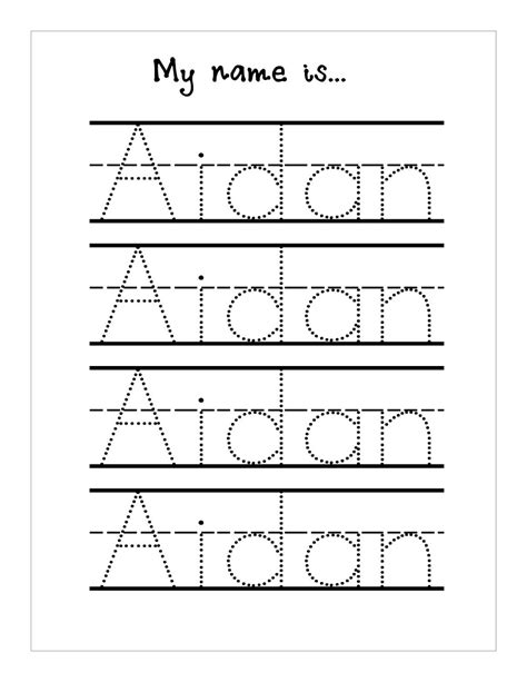 Trace My Name .
